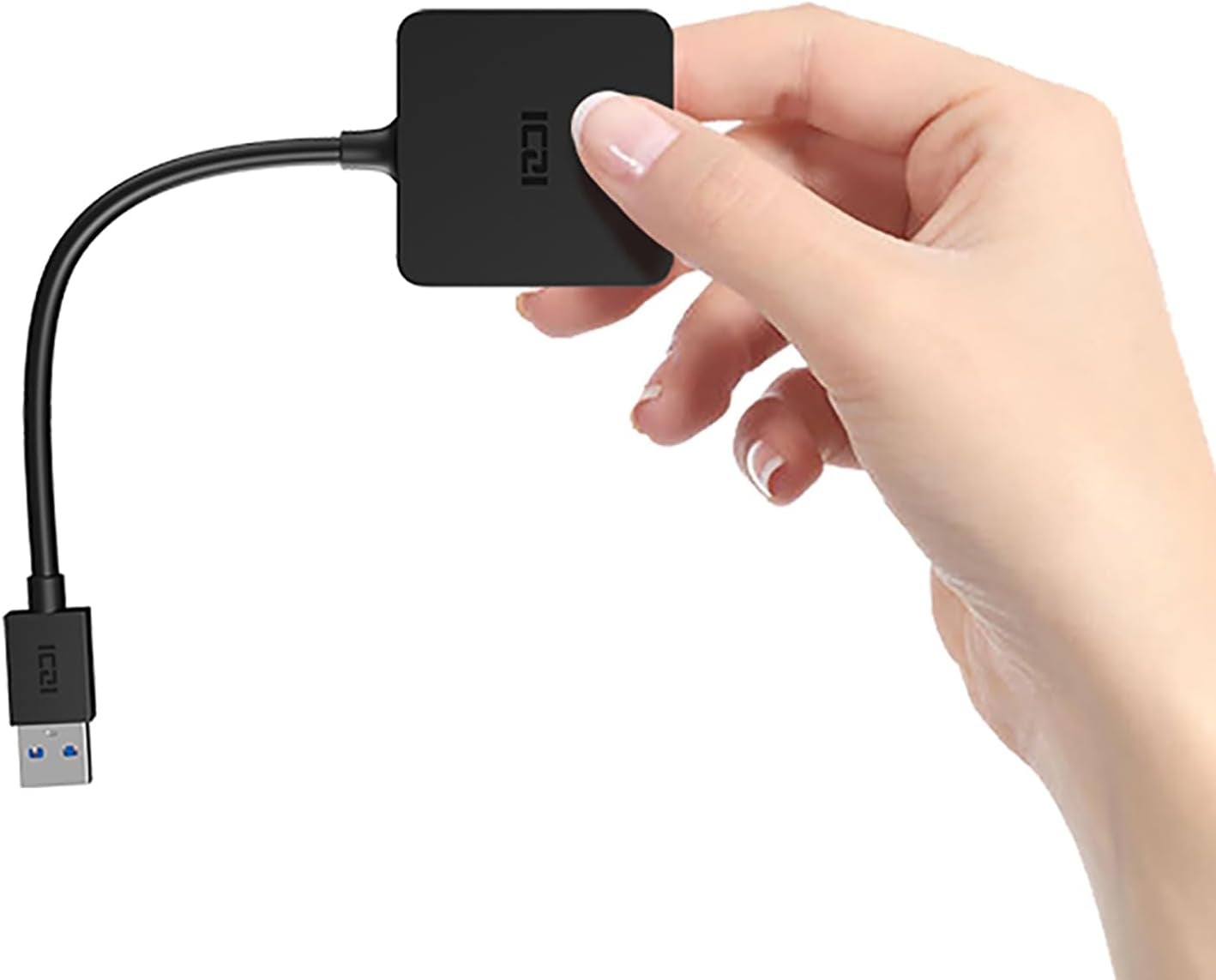 USB 3.0 Hub,  Ultra Slim USB Splitter with 4-Port USB 3.0 Data Hub Converter Adapter for Macbook, Mac Pro/Mini, Imac, Surface Pro, XPS, Notebook PC, USB Flash Drives, Mobile HDD, and More