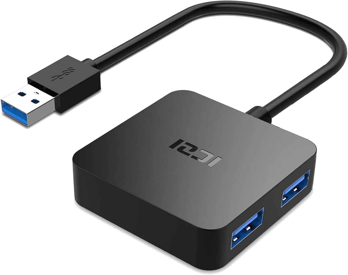 USB 3.0 Hub,  Ultra Slim USB Splitter with 4-Port USB 3.0 Data Hub Converter Adapter for Macbook, Mac Pro/Mini, Imac, Surface Pro, XPS, Notebook PC, USB Flash Drives, Mobile HDD, and More